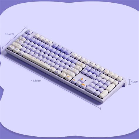 Akko X MonsGeek MG B Magic Lop Bunny Multi Modes Mechanical Keyboard With Hot Swappable RGB
