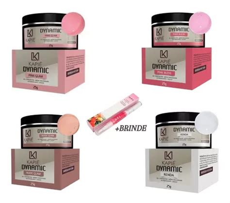 Kit Kapie G Is Pink Glam Pink Bless Nude Glam Renda Brinde Parcelamento Sem Juros