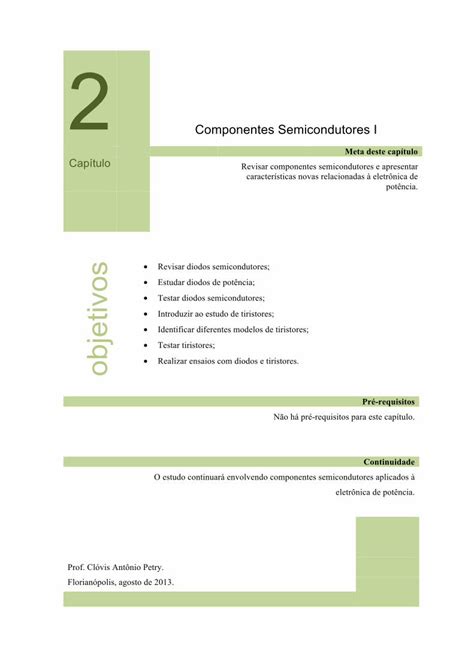 Pdf Componentes Semicondutores Iadjutojunior Br Eletronica De