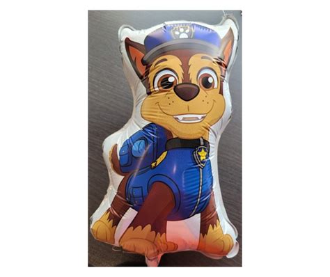 Balon Folie Mini Figurina Chase Paw Patrol Cm Vivre