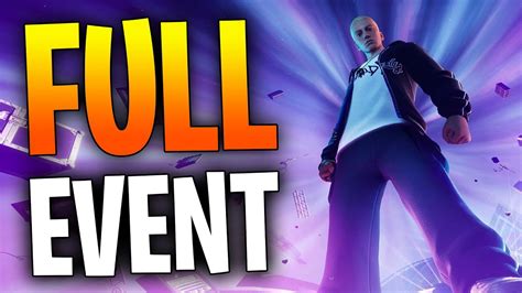 Live Full Event Eminem Complet Fortnite OG Fin Du Chapitre 4 Lego