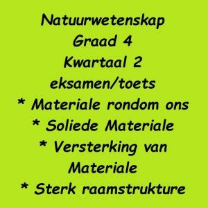 Natuurwetenskap Graad 4 Kwartaal 2 Met Addendum Classroom101