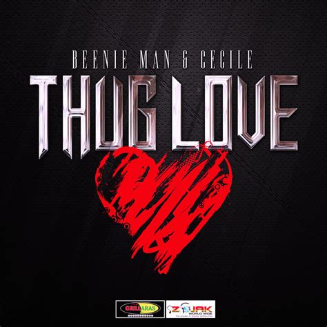 Car Tula Frontal De Beenie Man Thug Love Featuring Cecile Cd Single Portada