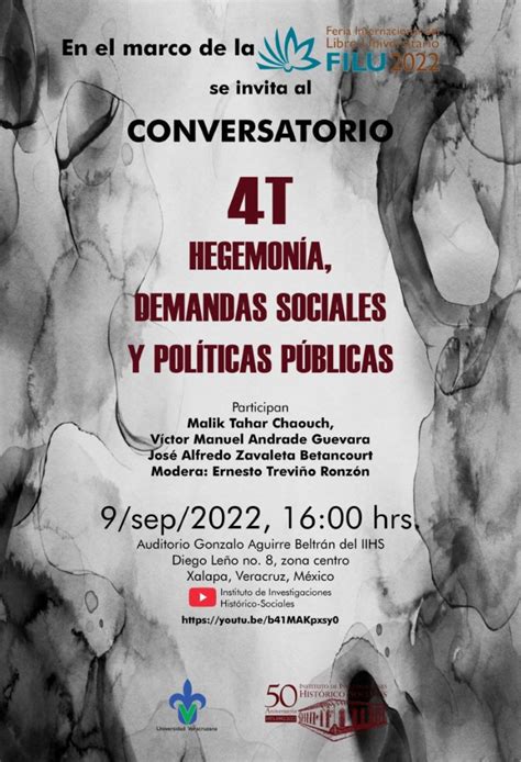 Conversatorio 4t Hegemonía Demandas Sociales Y Políticas Públicas Instituto De