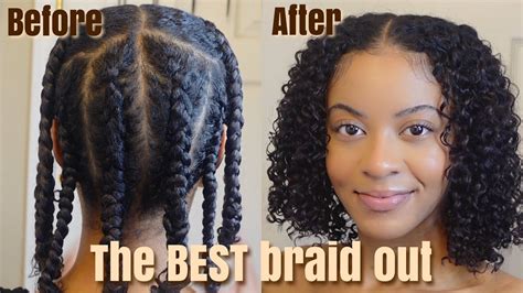 Perfect Braid Out For Short Curly Hair Defined Curls C A Hair Youtube