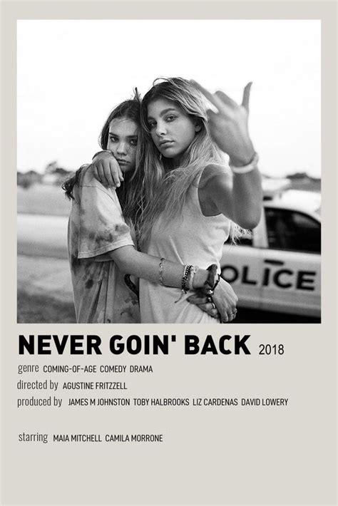 Never Goin Back Movie Poster