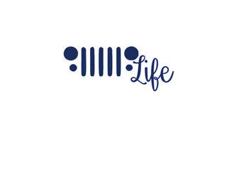 Jeep Life Decal Etsy