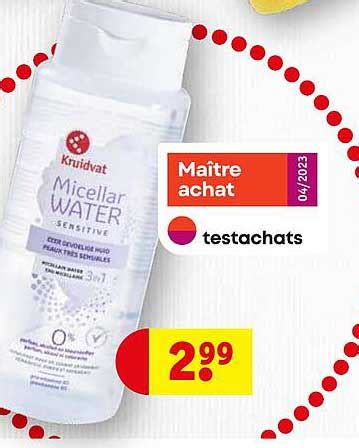 Promo Micellar Water chez Kruidvat - iCatalogue.fr