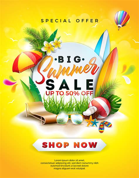 Summer Sale Design 336835 Vector Art At Vecteezy