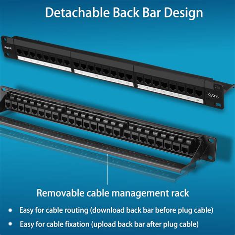 Патч панель 24 Port Cat6 Patch Panel - ТехноМаркет