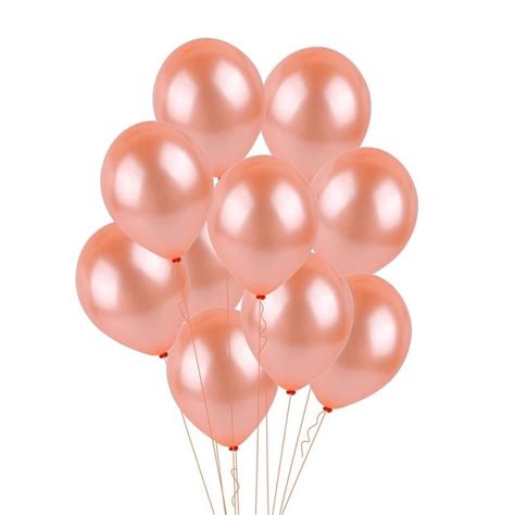 BALONY Metaliczne STRONG 23cm 20szt ROSEGOLD SklepSlubny Love