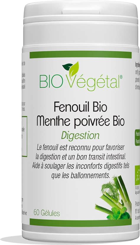 Phyto Sud Complexe Fenouil Bio Mg Et Menthe Poivr E Bio Mg