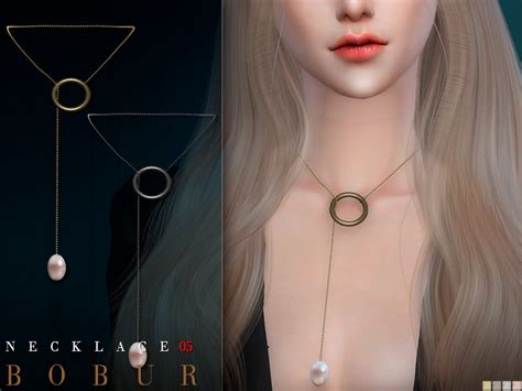 Necklace 05 By Bobur Created For The Sims 4 Emily Cc Finds