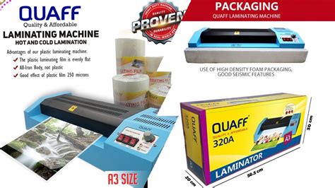 Quaff A Laminating Machine How To Use And Unboxing Youtube