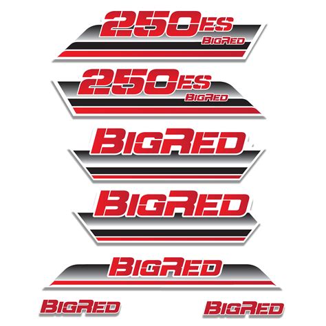 1985 Big Red 250es Decal Graphics Kit Assorted Colors Galaxygraphx