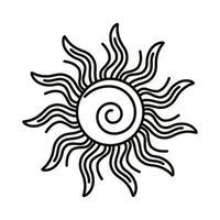 Sol Azteca Dibujo