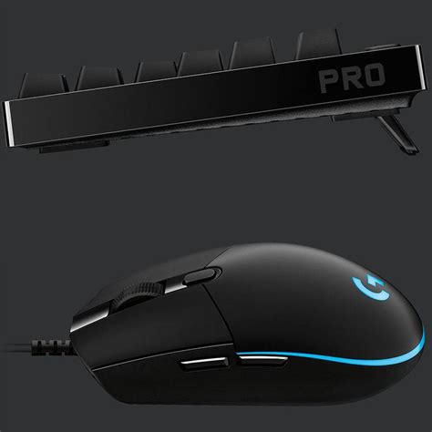 Logitech G Pro Hero Wired Gaming Mouse Logitech G Pro Gaming Keyboard