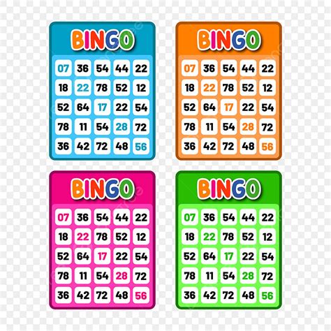 Game Card Design Vector Hd PNG Images Bingo Card Design Game Vector