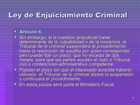 Ley De Enjuiciamiento Criminal