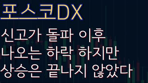 포스코dx 주가전망 하락 걱정하지 마세요 상승은 끝나지 않았습니다 ㅣ 포스코dx전망 포스코dx목표가 포스코dx분석 포스코dx