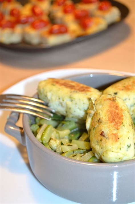 Cocotte De Courgettes Au Thym Et Quenelle Basilic Mignardises And Co