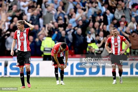 Chris Basham Of Sheffield United Reacts After Rodri Of Manchester News Photo Getty Images