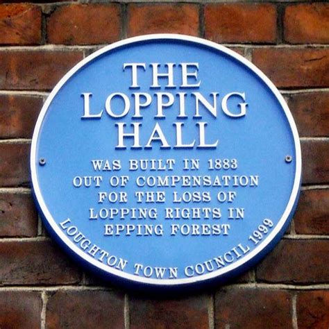 Loughton Lopping Hall Plaques Of London