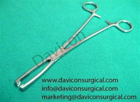 Jacobs Uterine Vulsellum Forceps 2 X 2 Teeth Straight 8 14in