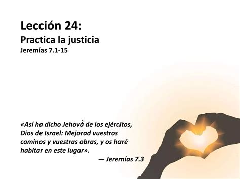 Lección 24 Practica La Justicia Ppt