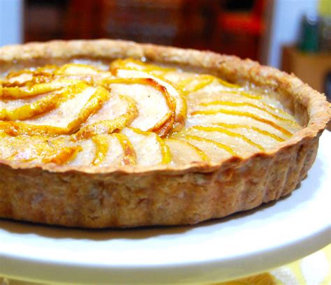 Pear And Almond Tart • Holy Cow Vegan Recipes