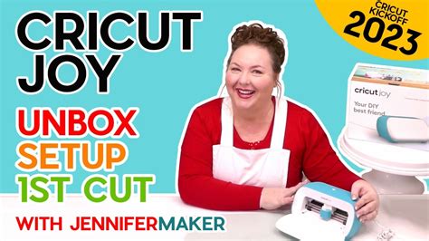 Cricut Joy For Beginners Unbox Setup And First Cut Cricut Kickoff Day 1 Youtube