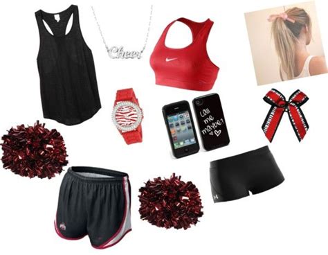 Cheer Practice By Epicswaggy Liked On Polyvore Cheer Outfits Cheer