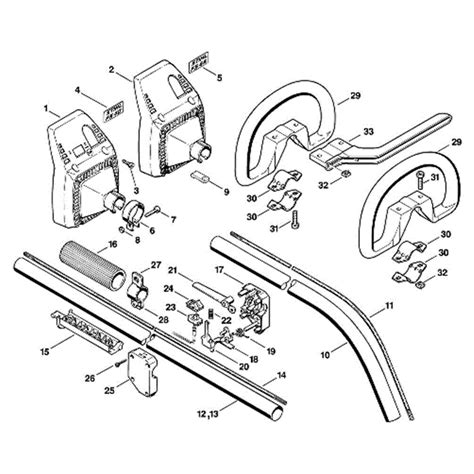 Stihl Fs Brushcutter Fs Parts Diagram G Drive Tube Fs Fs