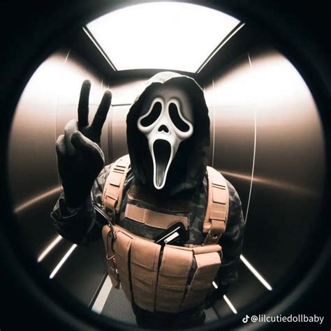 Scream Pfp Fisheye Ghost Faces Cartoon Profile Pics Ghostface