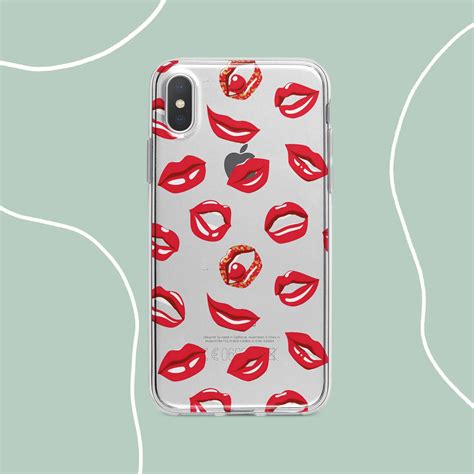 Kiss Iphone 12 Pro Max Case Lips Iphone 11 Pro Xs Max Xr Xs X Etsy