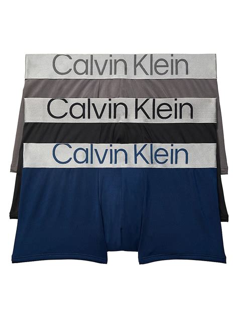 Calvin Klein Reconsidered Steel Micro 3 Piece Low Rise Trunk Set In