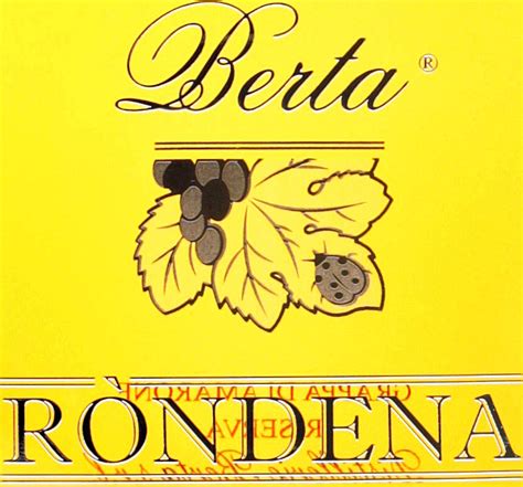 Ròndena Grappa Amarone Riserva Spezialität Piemont