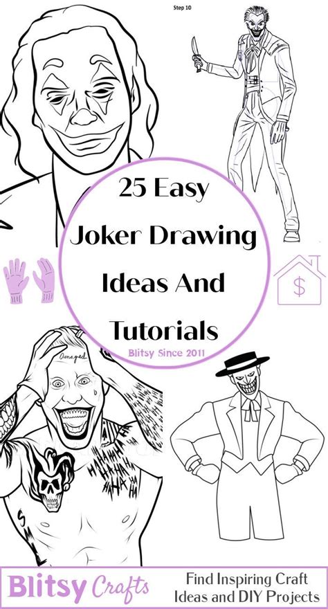 Easy Joker Drawing Ideas How To Draw The Joker Seso Open