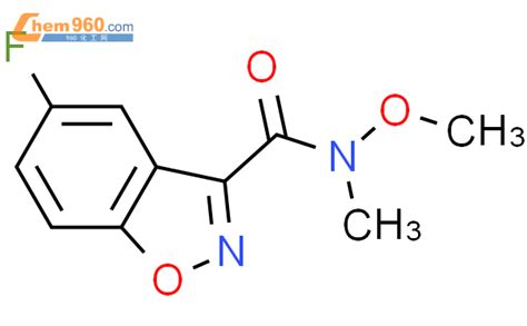 894789 52 7 1 2 Benzisoxazole 3 Carboxamide 5 Fluoro N Methoxy N