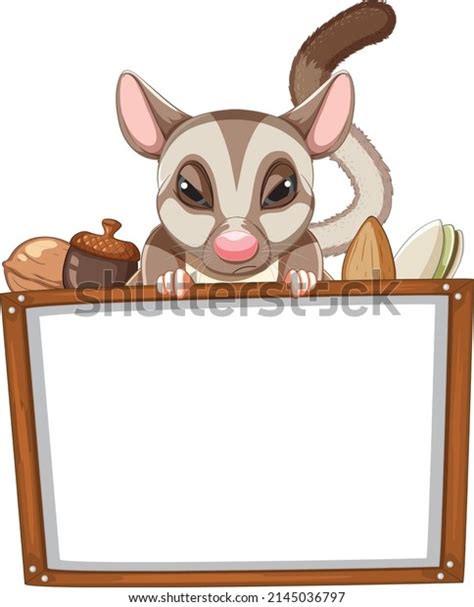 Board Template Sugar Glider Nuts Illustration Stock Vector (Royalty Free) 2145036797 | Shutterstock