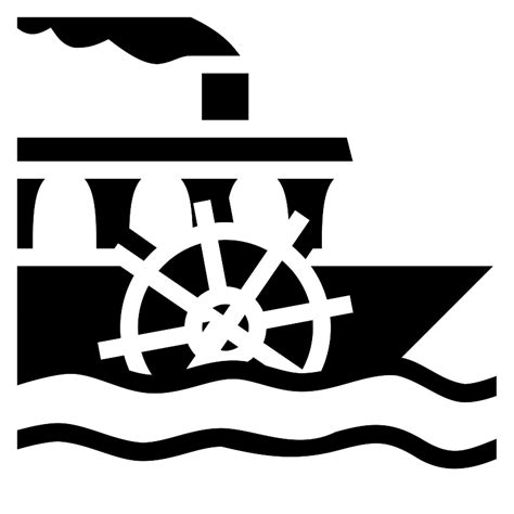 Paddle Steamer Vector Svg Icon Svg Repo
