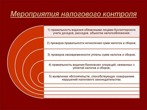 Налоговый контроль в РФ. (Тема 5) - online presentation