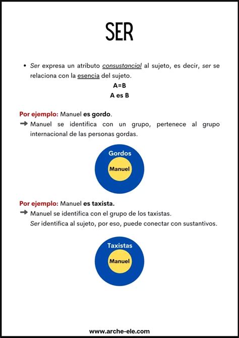 Ser Y Estar Diferencia Gramática Cognitiva Ele Arche Ele Pie Chart Chart