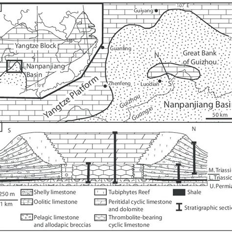 Geological Setting A Schematic Geological Map Of The Nanpanjiang