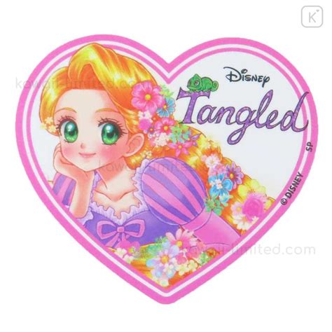 Japan Disney Vinyl Sticker Rapunzel Smile Japan Girl Comic Kawaii