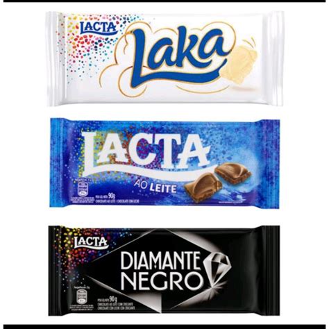 Kit Barras Chocolate Lacta G Cada Shopee Brasil