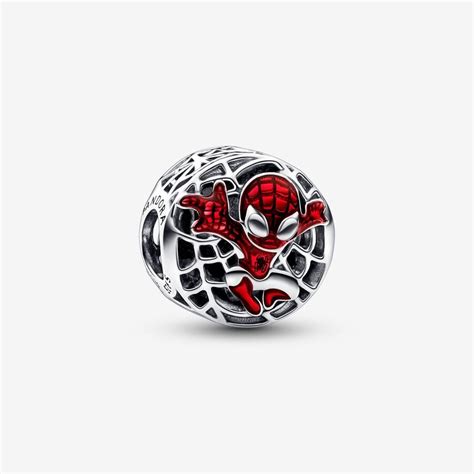 Marvel Spider Man Soaring City Charm Sterling Silver Pandora Us
