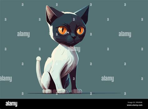 Gato De Cuerpo Completo Personaje De Dibujos Animados Ilustraci N