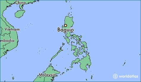 Where Is Baguio The Philippines Baguio Cordillera Map