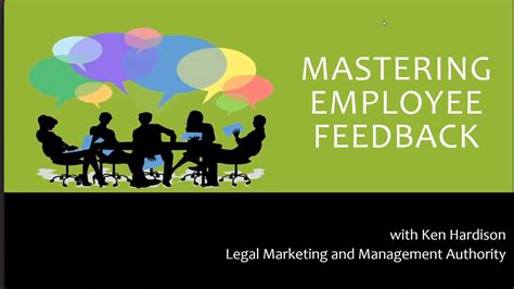 Mastering Employee Feedback With Ken Hardison Webinar YouTube